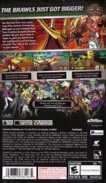 Bakugan - Defenders of the Core (EU) box cover back